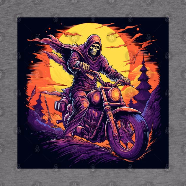 Epic Grim Reaper Motorcycle by pako-valor